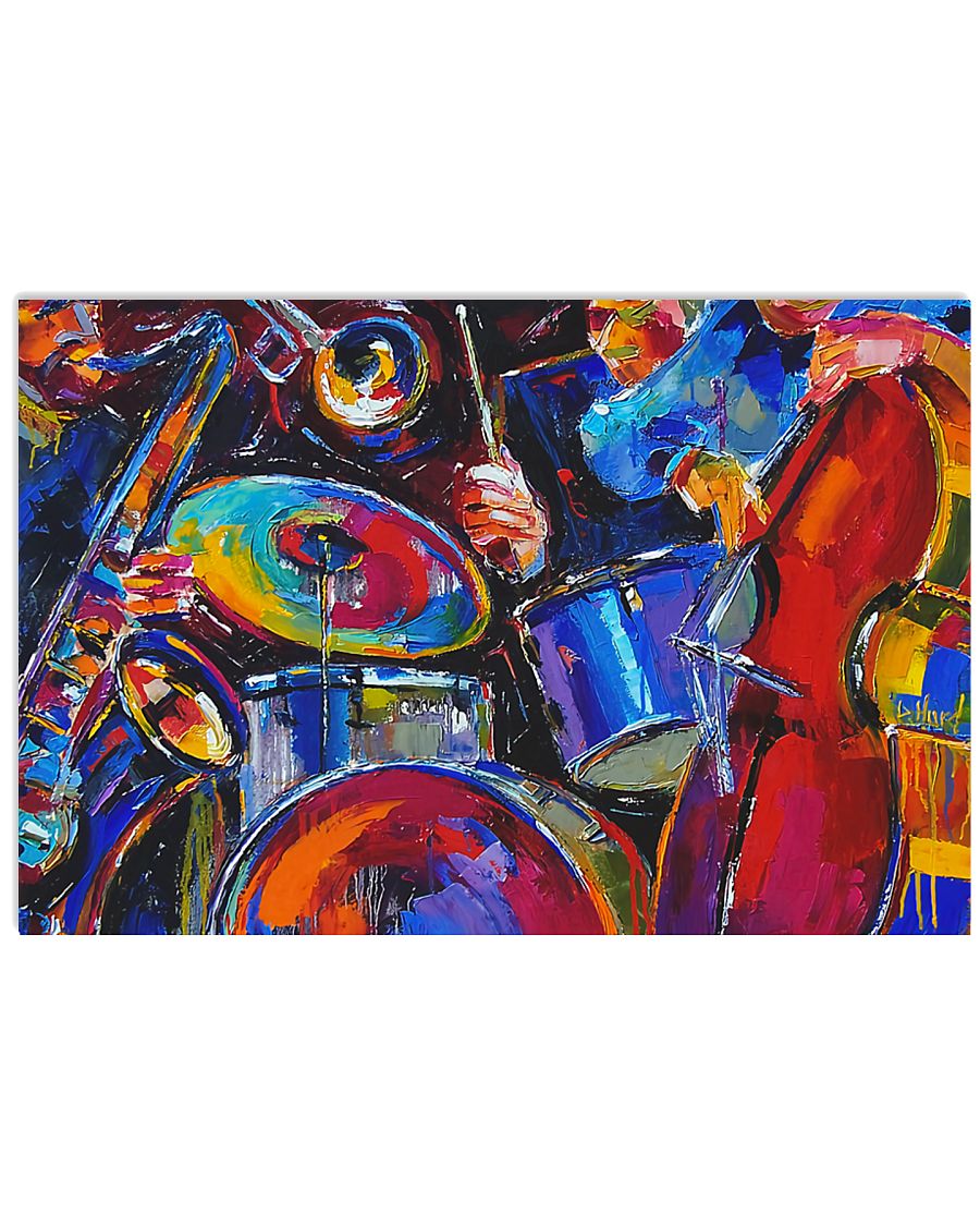 Drummer and friends 17x11 Poster