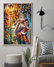 Cat Playing Accordion 11x17 Poster lifestyle-poster-1