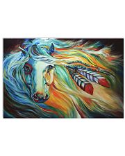 Horse Girl - Colorful horse 17x11 Poster front