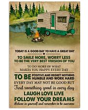 Camping Today Is A Good Day 11x17 Poster front
