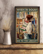 Librarian When In Doubt Go To The Library 11x17 Poster lifestyle-poster-3
