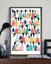 Social Worker Rainbow People 11x17 Poster lifestyle-poster-2