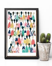 Social Worker Rainbow People 11x17 Poster lifestyle-poster-8