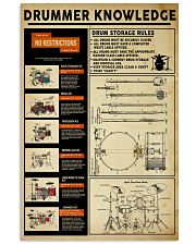 Drummer Knowledge Poster 11x17 Poster front