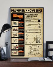 Drummer Knowledge Poster 11x17 Poster lifestyle-poster-2