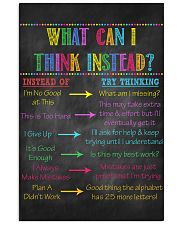 Think Instead Teacher 11x17 Poster front