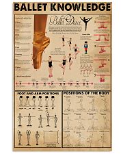 Ballet Knowledge 11x17 Poster front