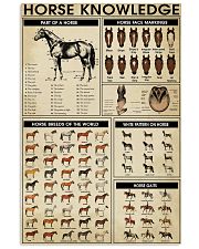 Farmer Horse Knowledge 11x17 Poster front