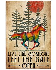 Horse Girl Live Like Someone Left The Gate Open 11x17 Poster front