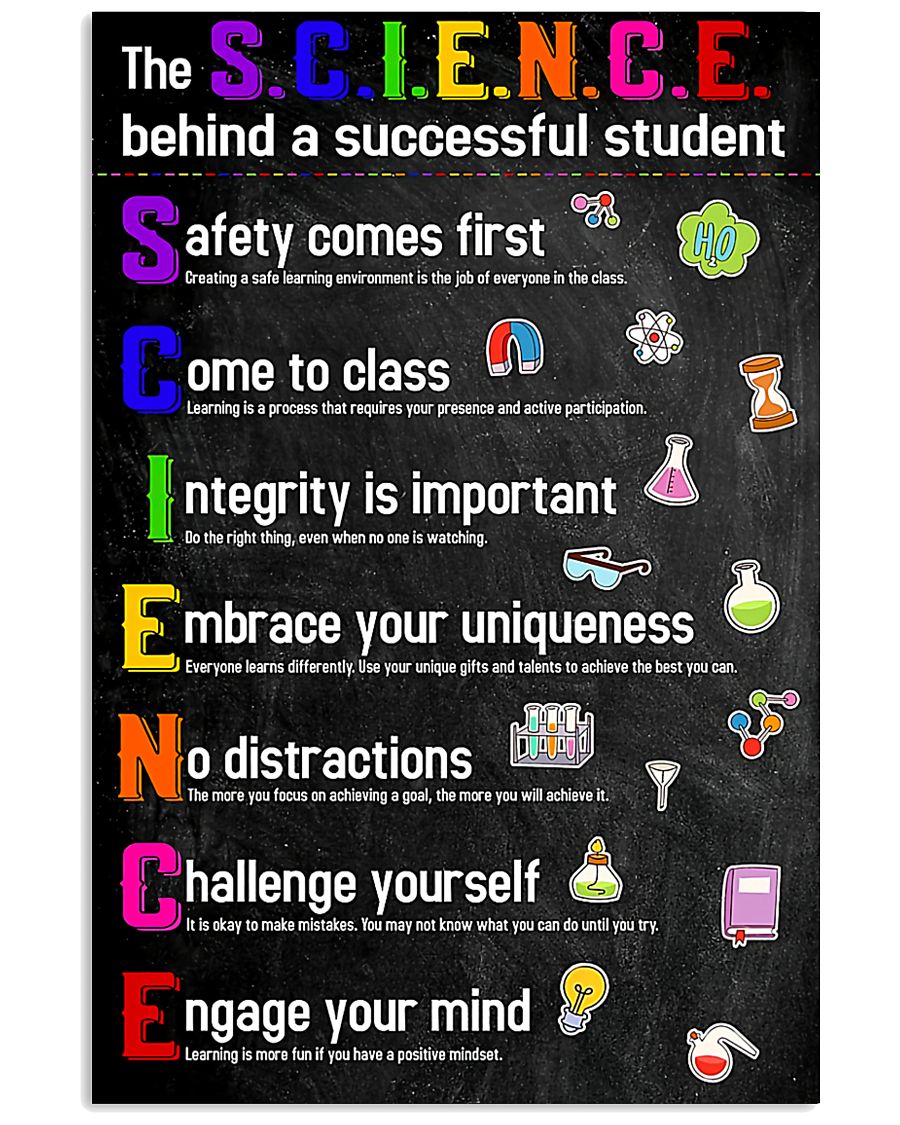 The Science Behind Successful Student Teacher 11x17 Poster