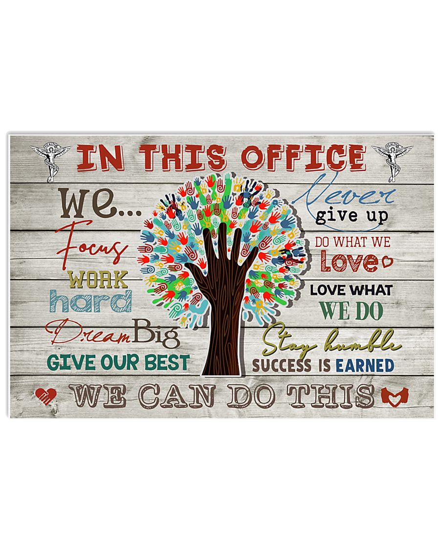 Chiropractor - We can do this 17x11 Poster