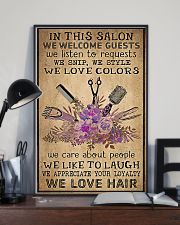 Hairdresser We Love Hair 11x17 Poster lifestyle-poster-2
