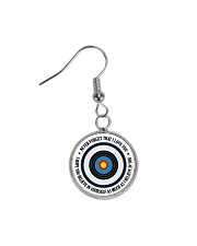 Archery Gift Never Forget That I Love You Circle Earrings thumbnail