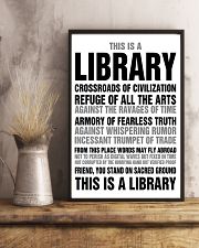 Librarian You Stand On Sacred Ground 11x17 Poster lifestyle-poster-3