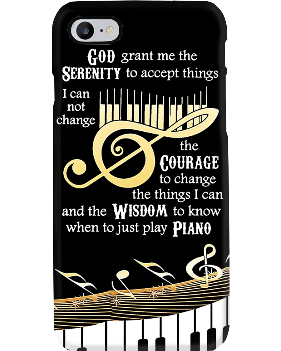 Pianist God Grant Me The Serenity To Accept Things Phone Case