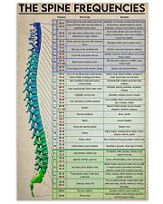 Massage Therapist The Spine Frequencies 24x36 Poster front