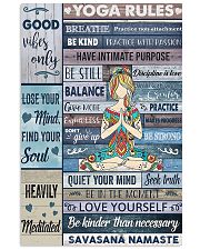 Yoga Rules 11x17 Poster front