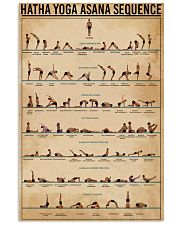 Hatha Yoga Asana Sequence 11x17 Poster front