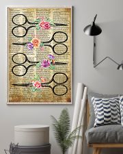 Flower Vintage Scissors Hairdresser 11x17 Poster lifestyle-poster-1