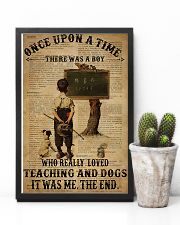 Teacher Boy Loved Teaching And Dogs 11x17 Poster lifestyle-poster-8