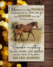 Horse Girl Remember Everything You Have Overcome 11x17 Poster aos-poster-portrait-11x17-lifestyle-24
