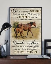 Horse Girl Remember Everything You Have Overcome 11x17 Poster lifestyle-poster-2