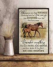 Horse Girl Remember Everything You Have Overcome 11x17 Poster lifestyle-poster-3