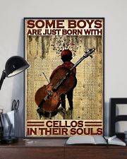 Cello - Some Boys Are Just Born With Cellos 11x17 Poster lifestyle-poster-2