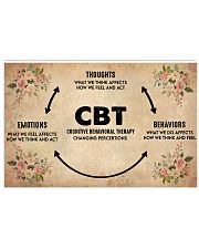 Social Worker Cognitive Behavioral Therapy 17x11 Poster front