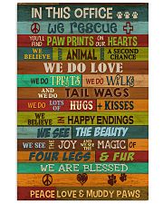 Veterinarian In This Office 11x17 Poster front