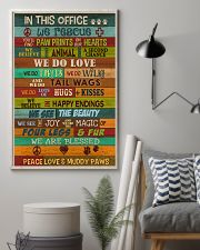 Veterinarian In This Office 11x17 Poster lifestyle-poster-1