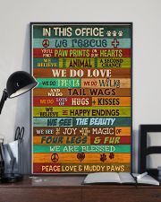 Veterinarian In This Office 11x17 Poster lifestyle-poster-2