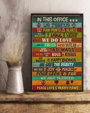 Veterinarian In This Office 11x17 Poster lifestyle-poster-3