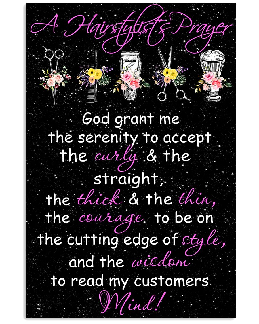 A Hairstylist's Prayer Hairdresser 11x17 Poster