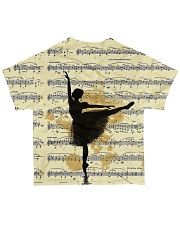 Vintage Ballet Music All-over T-Shirt back