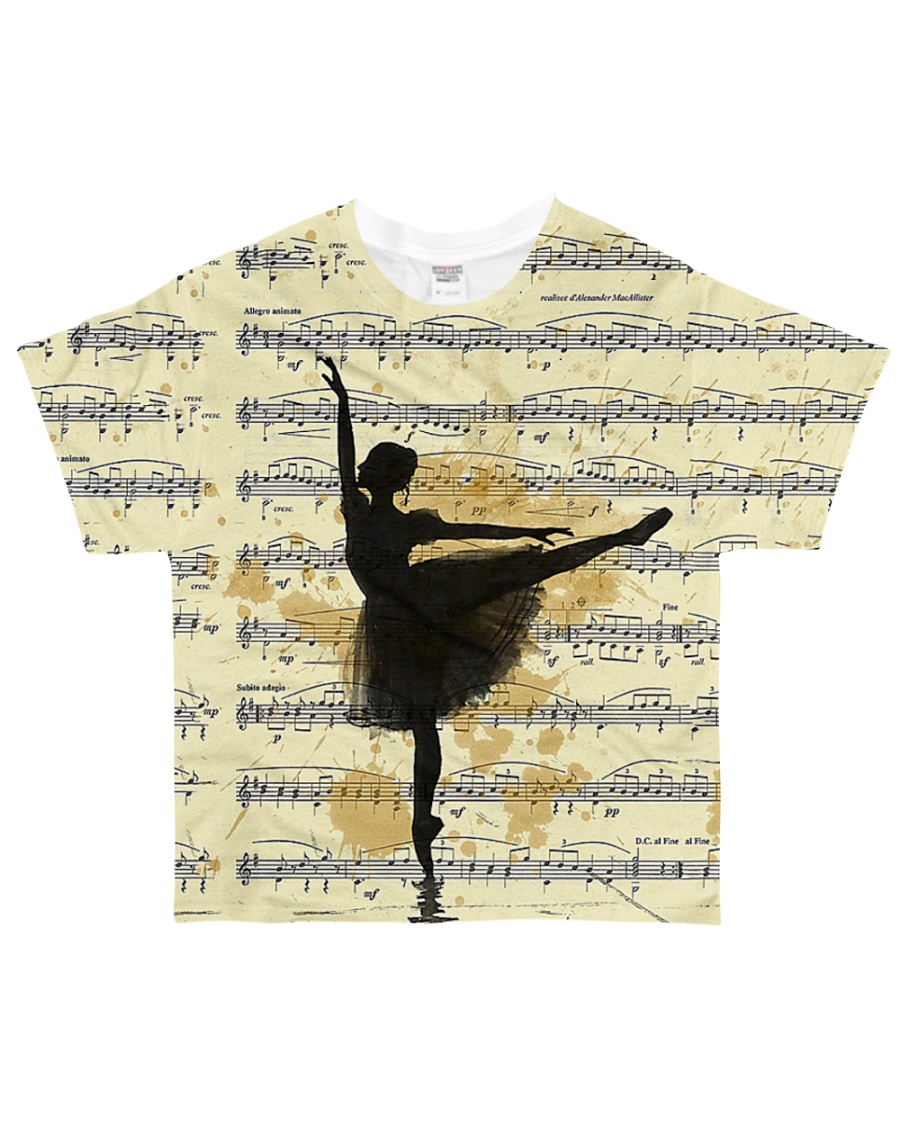 Vintage Ballet Music All-over T-Shirt
