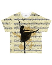 Vintage Ballet Music All-over T-Shirt front