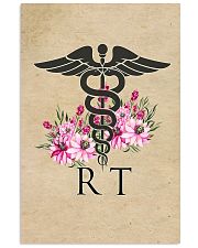 Respiratory Therapist Flowers Caduceus 11x17 Poster front