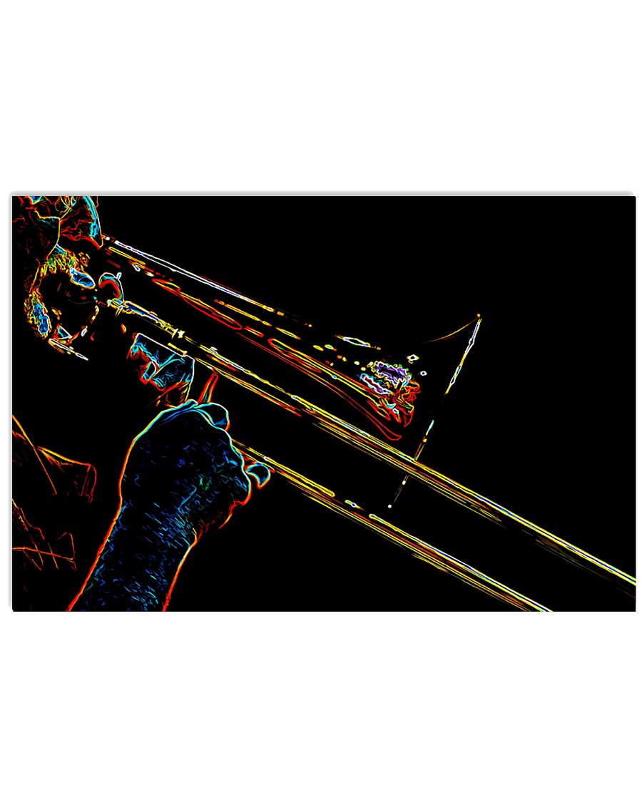 Trombonist Trombone Player 17x11 Poster