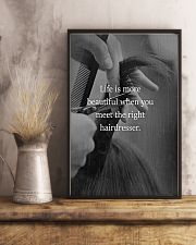 Meet Right Hairdresser 11x17 Poster lifestyle-poster-3