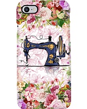 Colorful Flowers Sewing Machine Phone Case i-phone-7-case