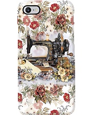 Vintage Floral Sewing Machine Sewing Phone Case i-phone-8-case