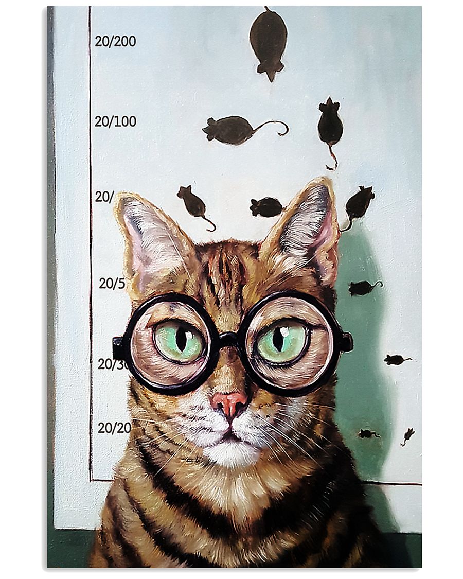 Optometrist Cat Eye Chart 11x17 Poster