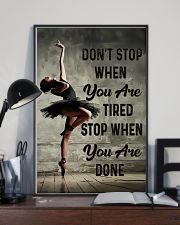 Ballet - Don't Stop When You Are Tired 11x17 Poster lifestyle-poster-2