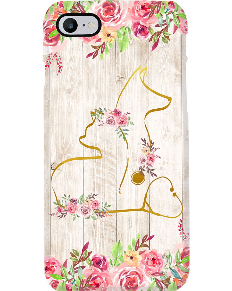 Veterinarian Flower Phone Case