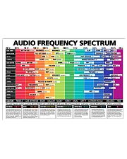 Bass Audio Frequency Spectrum 17x11 Poster front