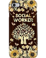Social Worker Flowery Gift Phone Case i-phone-7-case