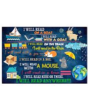 Librarian I Will Read Anywhere 36x24 Poster front