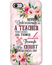 Never Underestimate A Teacher Phone Case i-phone-7-case