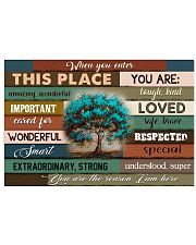 Social Worker When you enter this place 24x16 Poster front